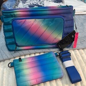 Think ROYLN - Beautiful Ombré Bag. Comes with